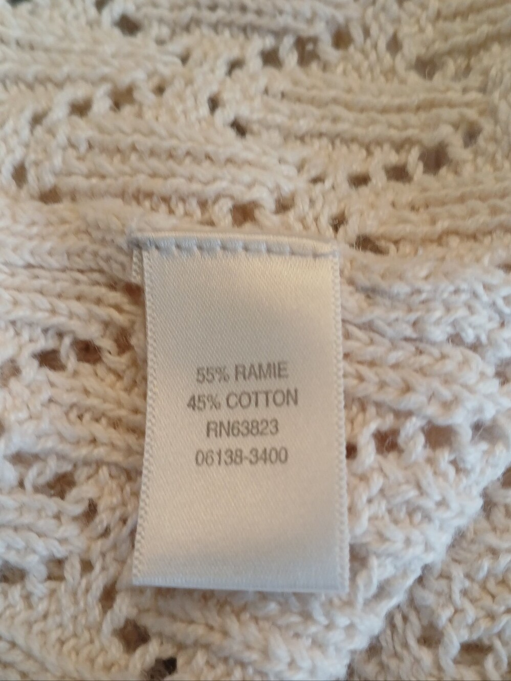 Christopher & Banks Cream Open-Front Short Sleeve Cardigan - Picture 6 of 7